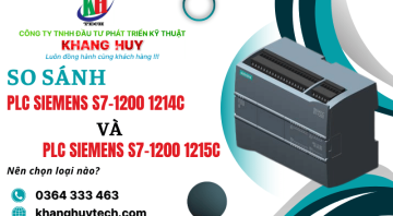 So sánh PLC Siemens S7-1200 1214C và 1215C: Nên chọn loại nào? 