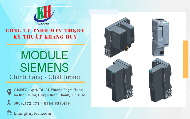 Kỹ Thuật Khang Huy cung cấp Module Siemens chính hãng giá rẻ tại TPHCM