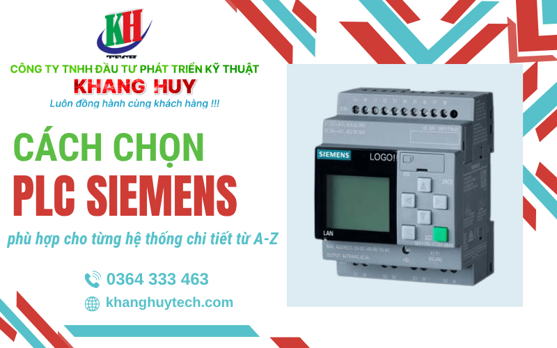 Cách chọn PLC Siemens