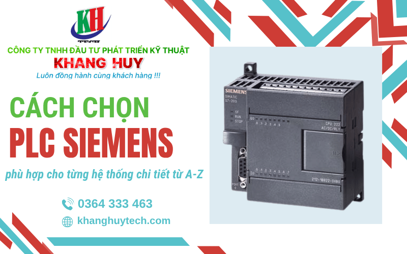 Cách chọn PLC Siemens