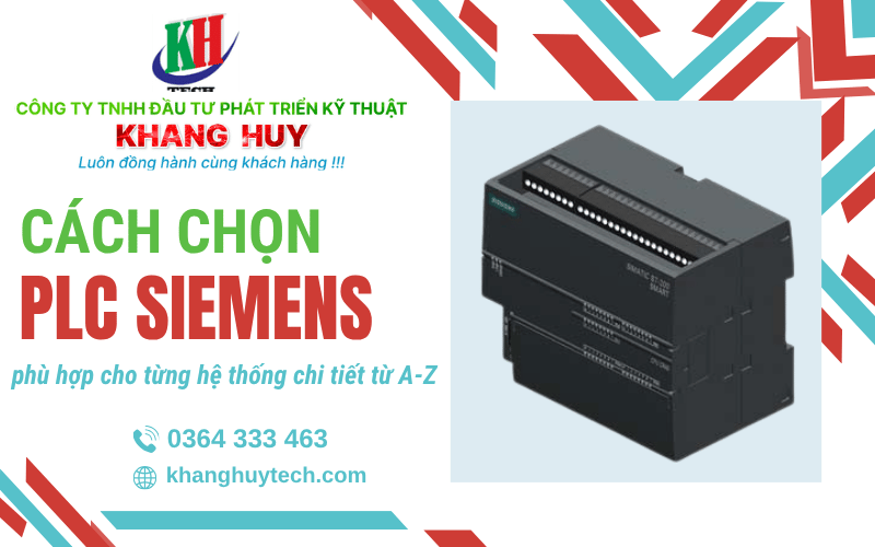 Cách chọn PLC Siemens