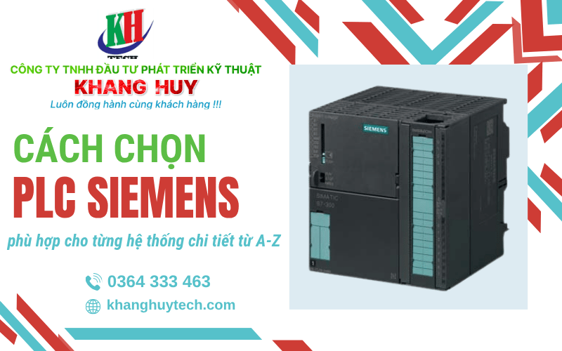 Cách chọn PLC Siemens