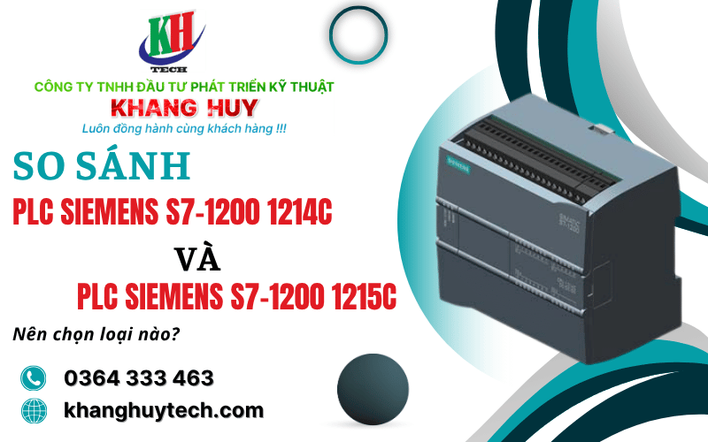 PLC Siemens S7-1200 1214C và 1215C