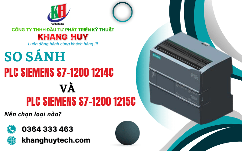 PLC Siemens S7-1200 1214C và 1215C