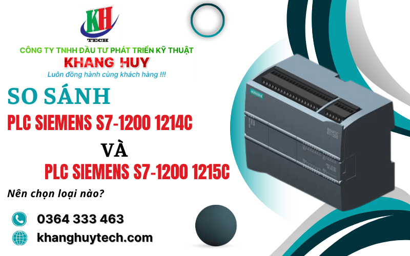 PLC Siemens S7-1200 1214C và 1215C