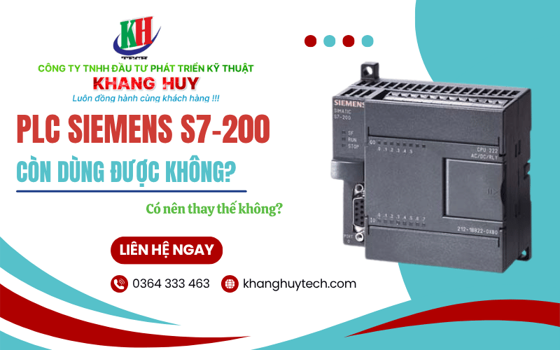 PLC Siemens S7-200 còn dùng được không