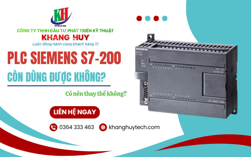 PLC Siemens S7-200 còn dùng được không