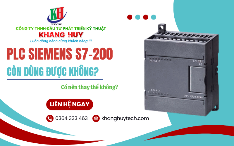 PLC Siemens S7-200 còn dùng được không