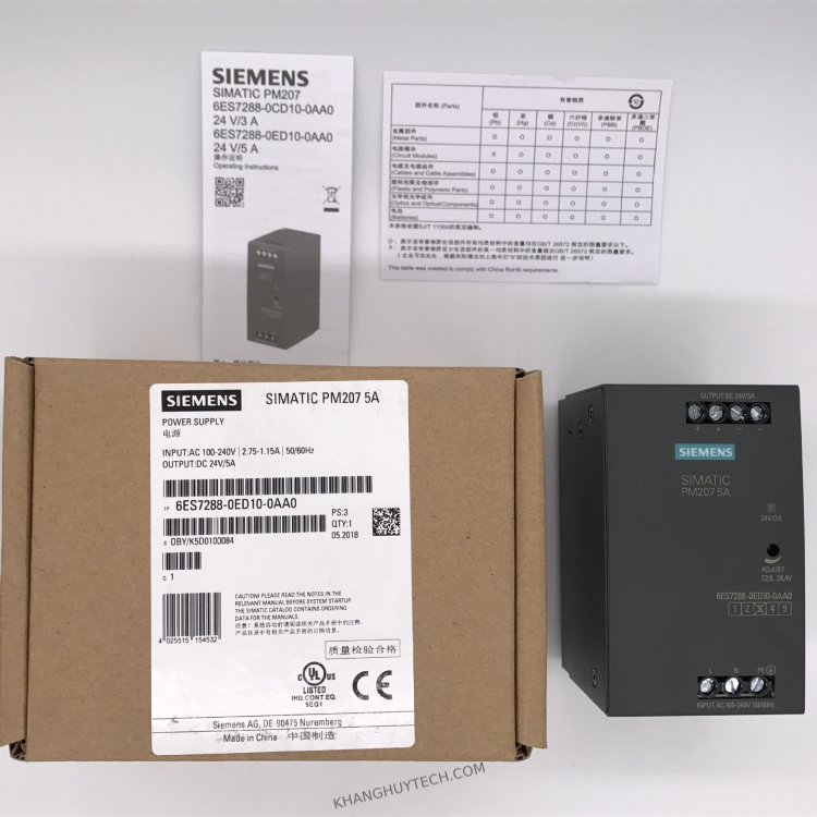 S7-200 Smart PM207 24 V / 10 A DC